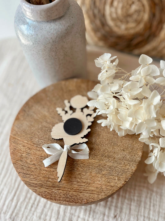 Magnet bouquet de fleurs