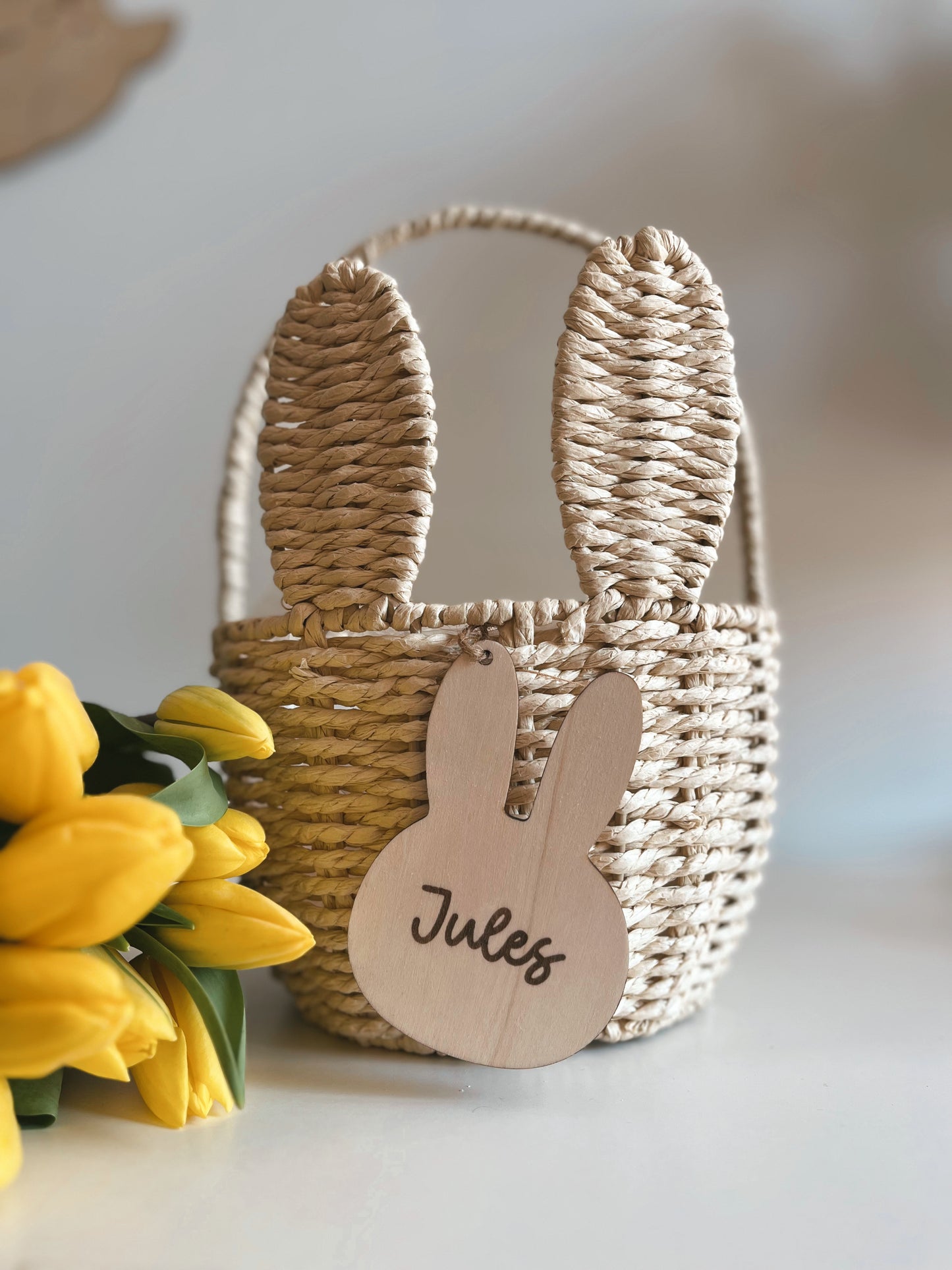 Lapin de Pâques en bois