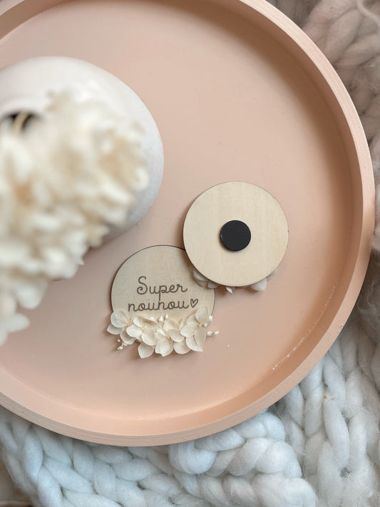 Magnet "Super" personnalisé – Maîtresse, Nounou ou ATSEM