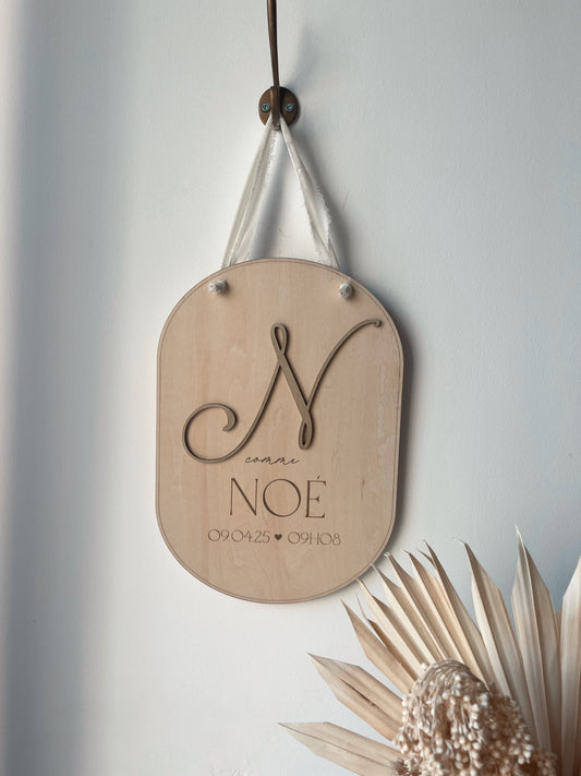 Pancarte "Initiale de vie"