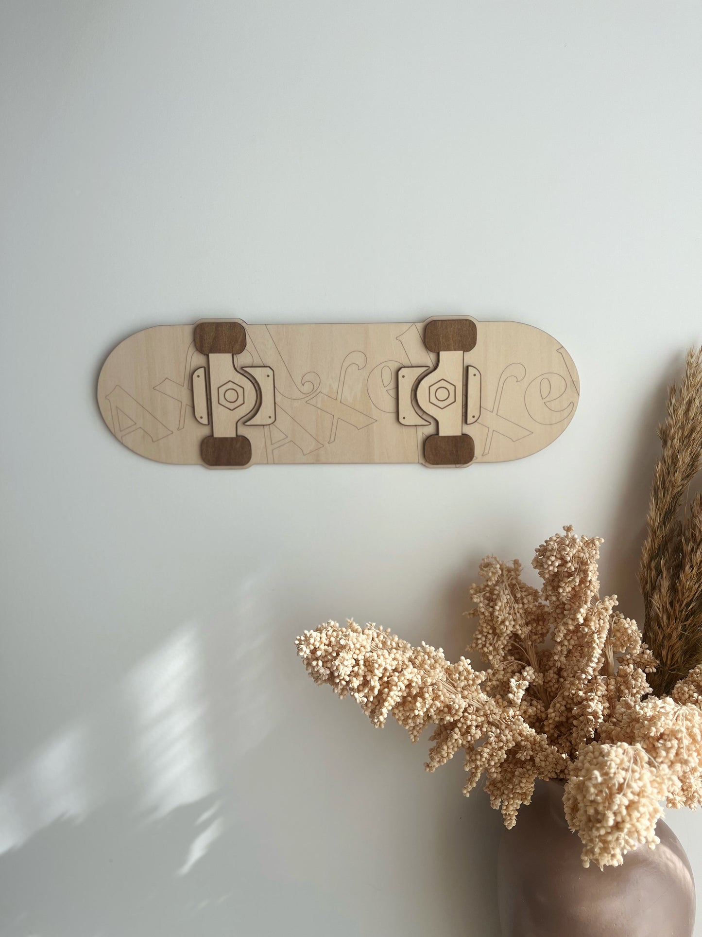 Skate en bois - Décoration murale