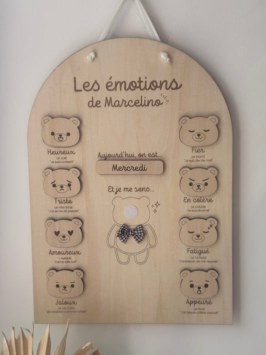 Panneau des émotions personnalisé enfant