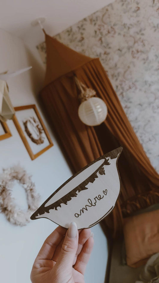 Bol breton personnalisé avec prénom - Décoration murale