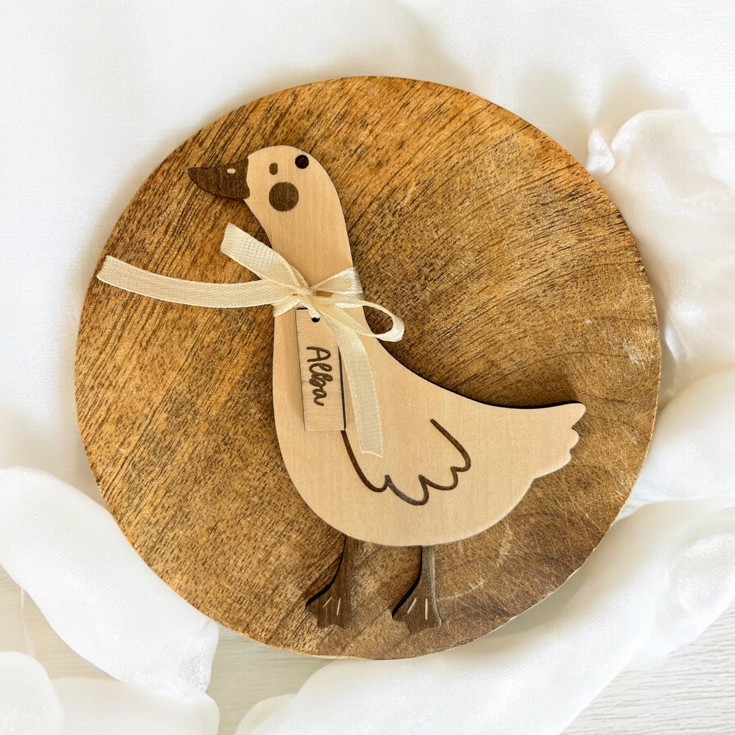 Oie en bois - Pâques