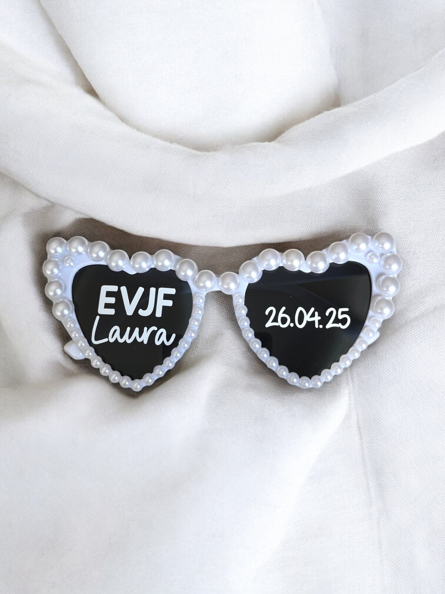 Stickers lunettes coeur pour EVJF