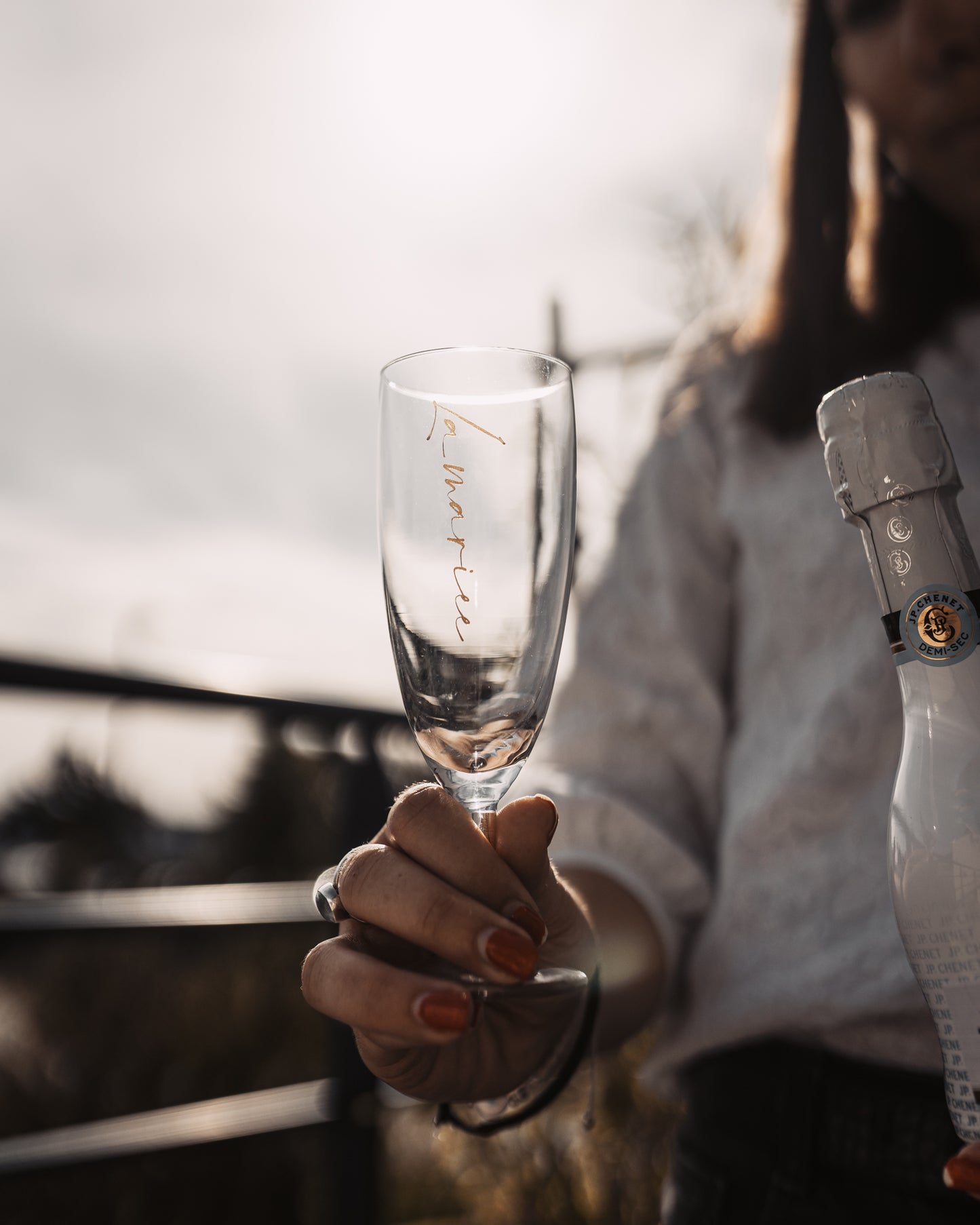 Flûte à champagne personnalisée - Prénom