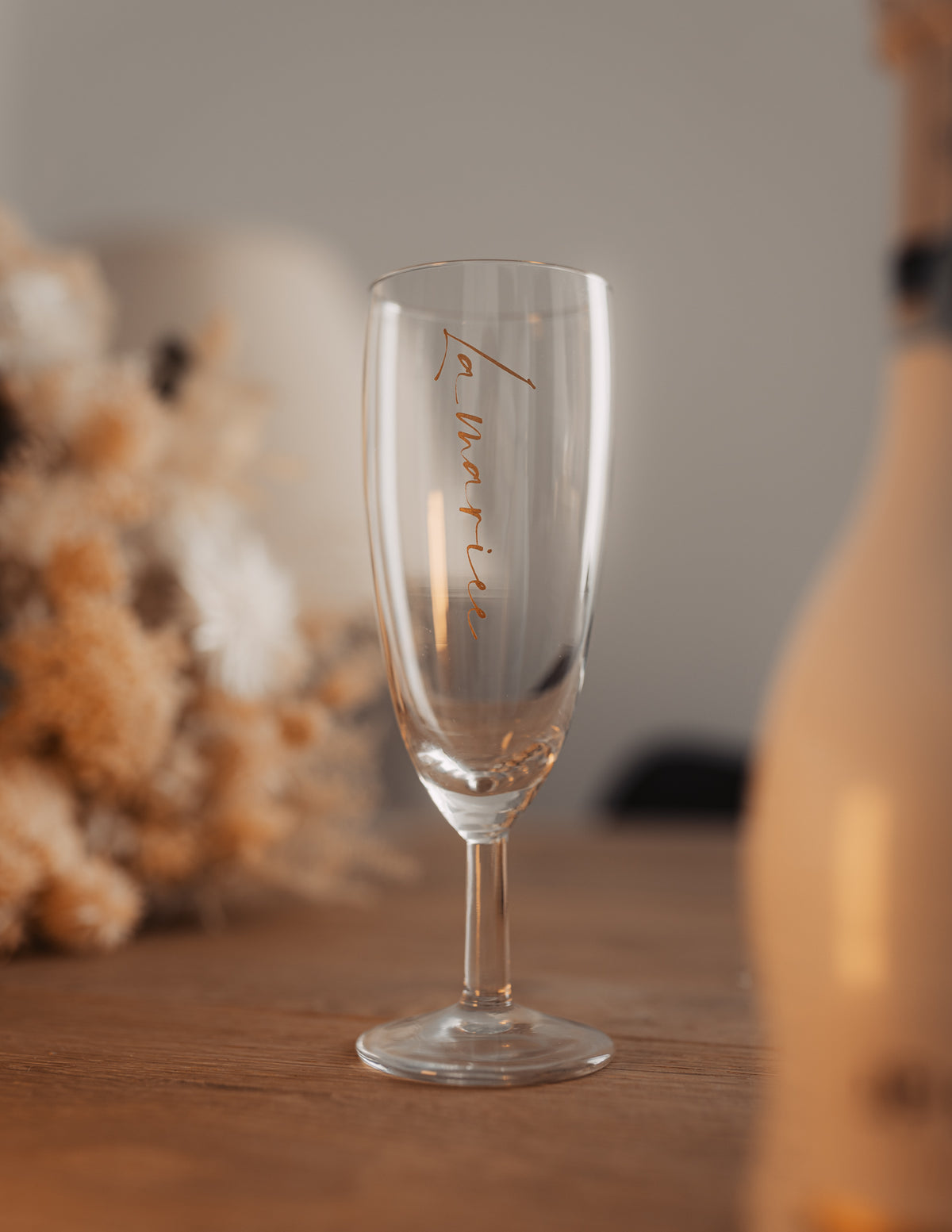 Flûte à champagne personnalisée - Prénom