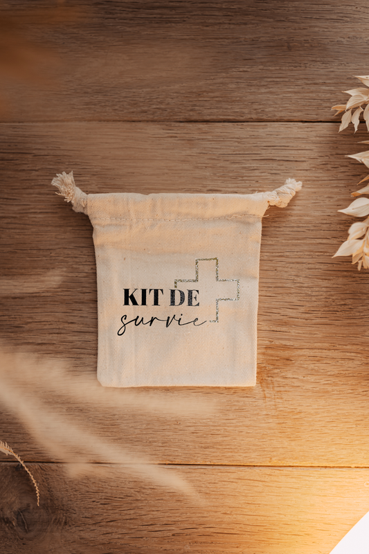 Sac pochon Kit de survie - Petit format