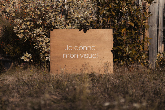 Panneau de bienvenue à personnaliser