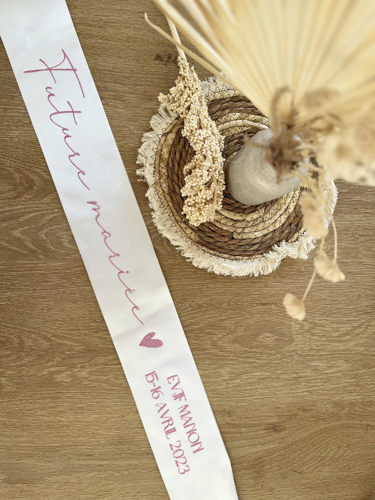 Écharpe EVJF - Future mariée - Atelier Miamor