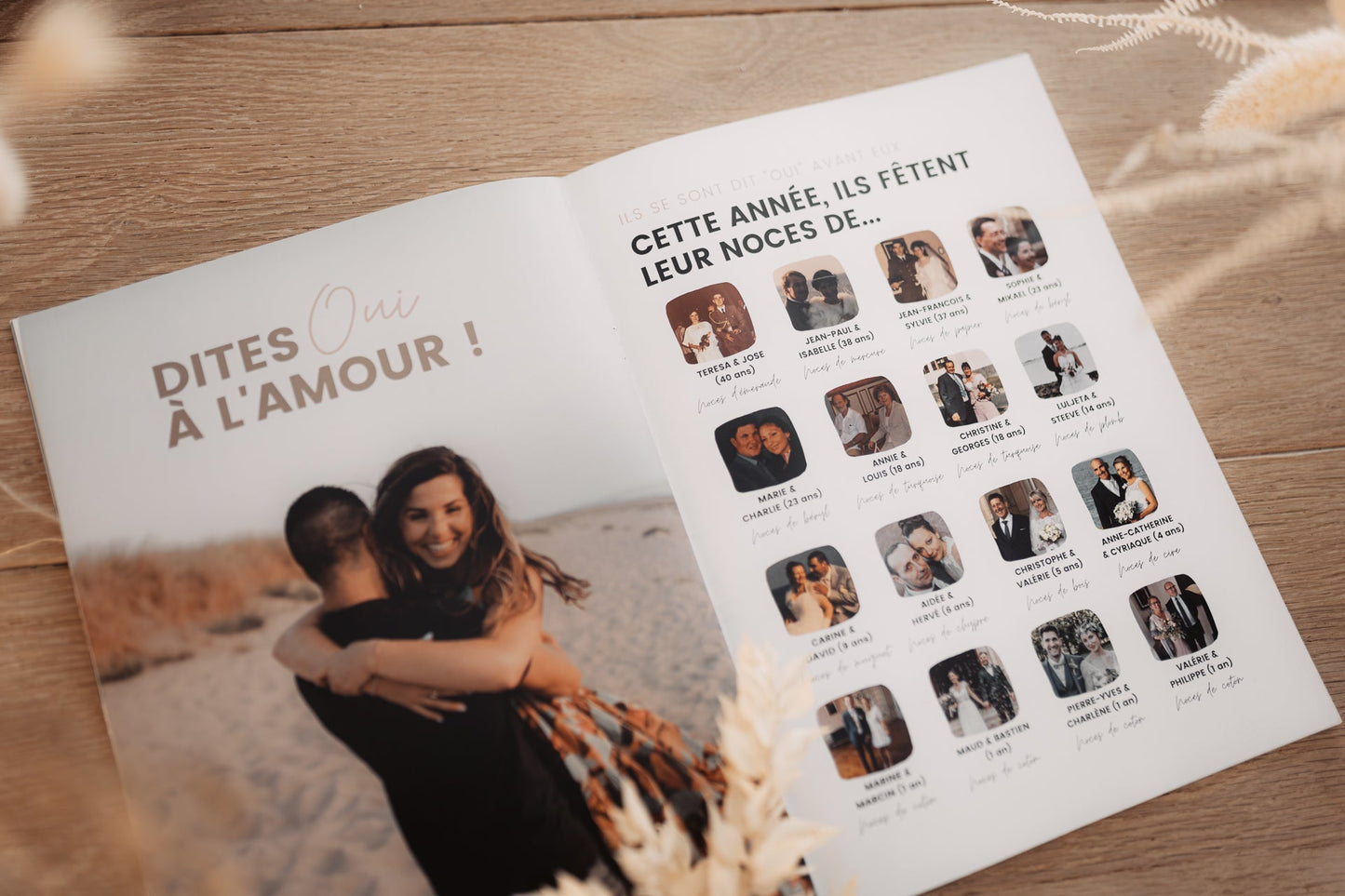 Journal des mariés - Atelier Miamor