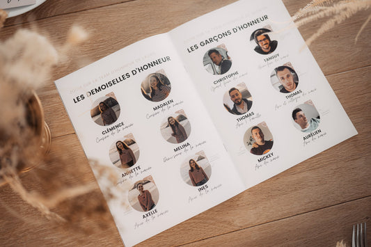 Journal des mariés - Atelier Miamor