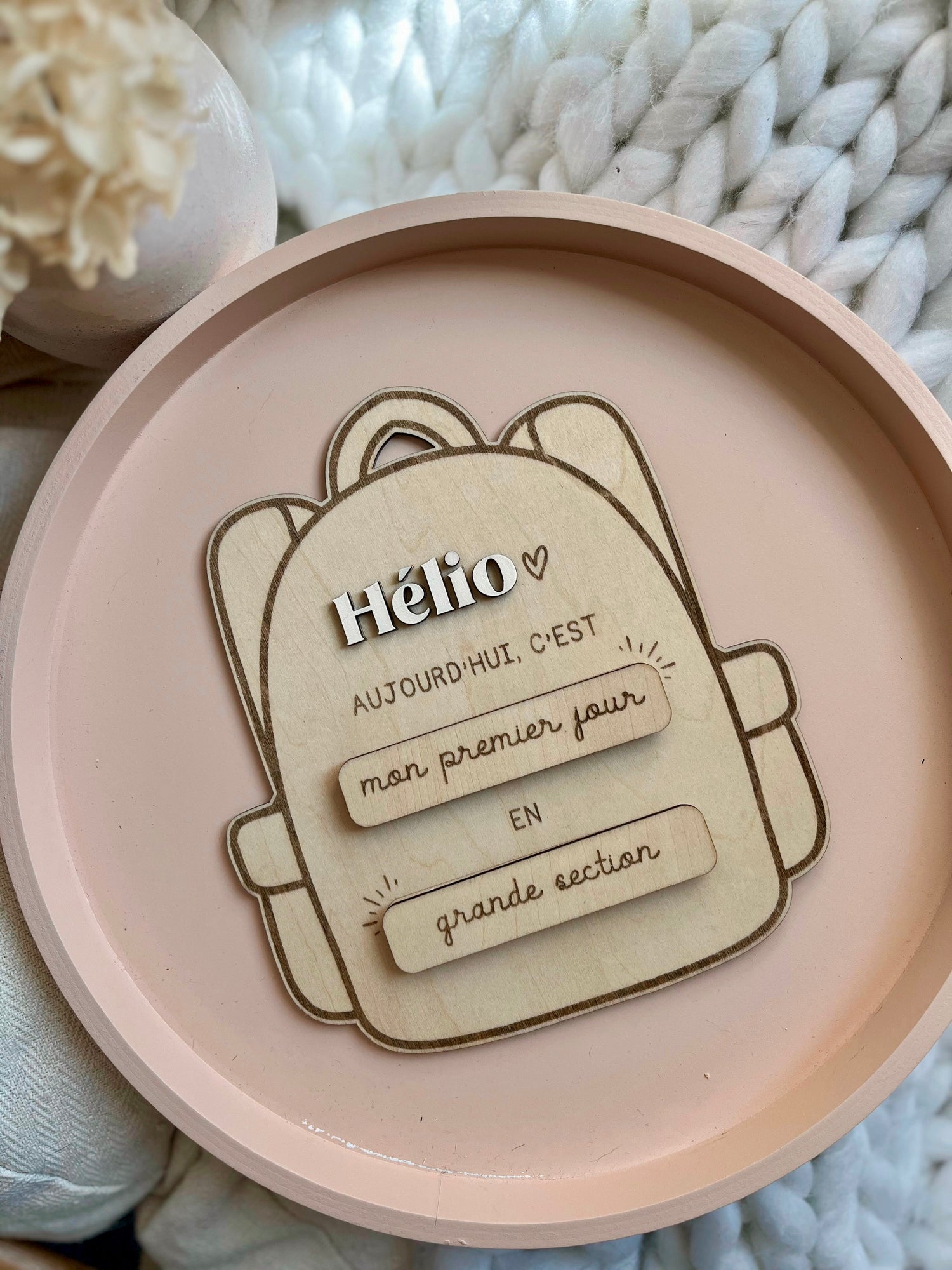 Créations personnalisées pour rentrée scolaire