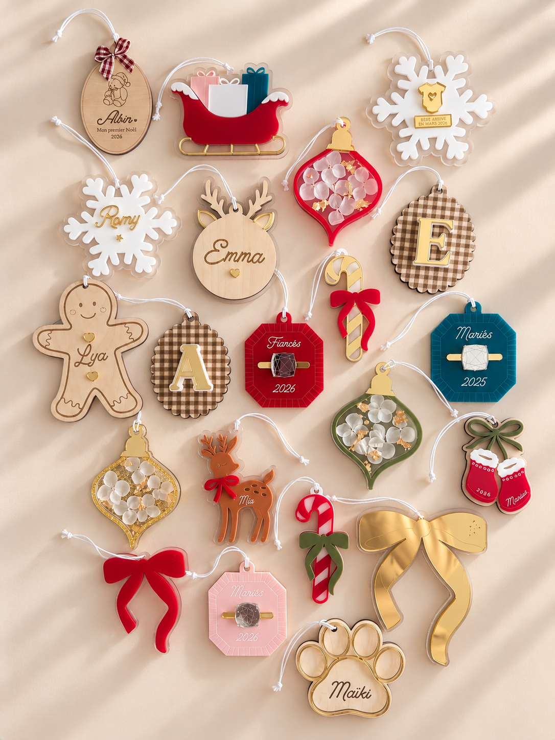 Cadeaux et décorations personnalisés pour Noël