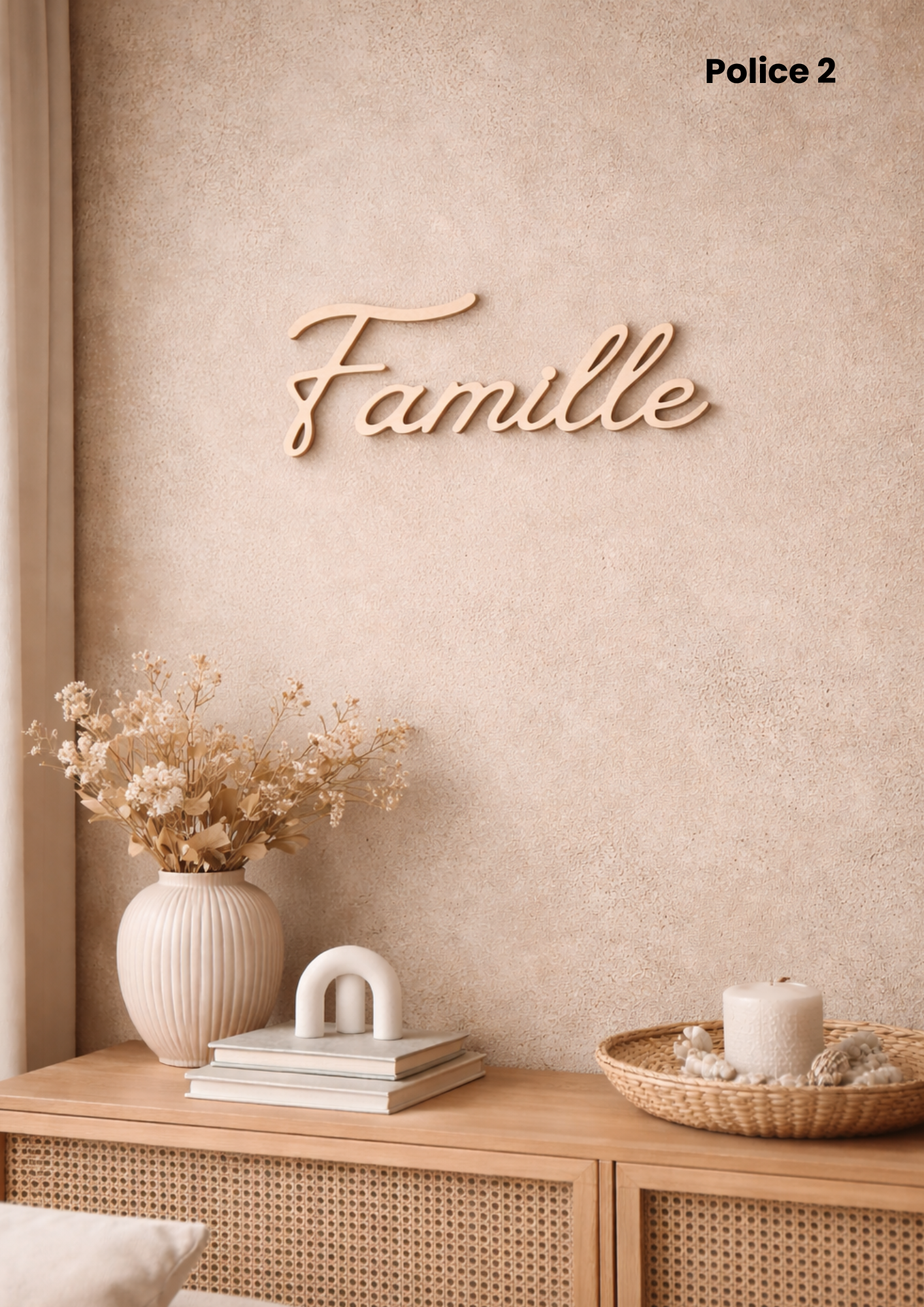 Prénom en bois à personnaliser - Décoration murale