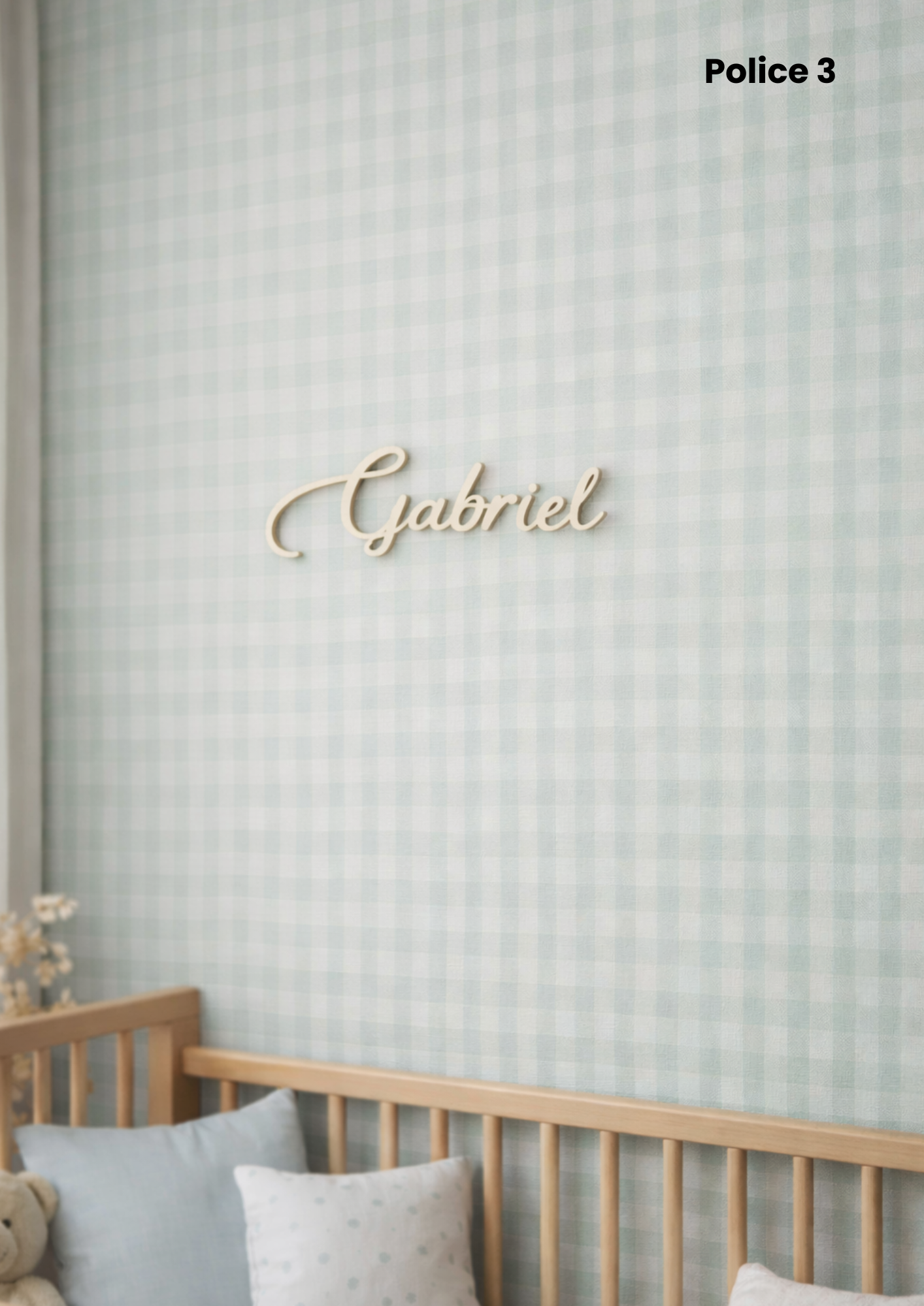 Prénom en bois à personnaliser - Décoration murale