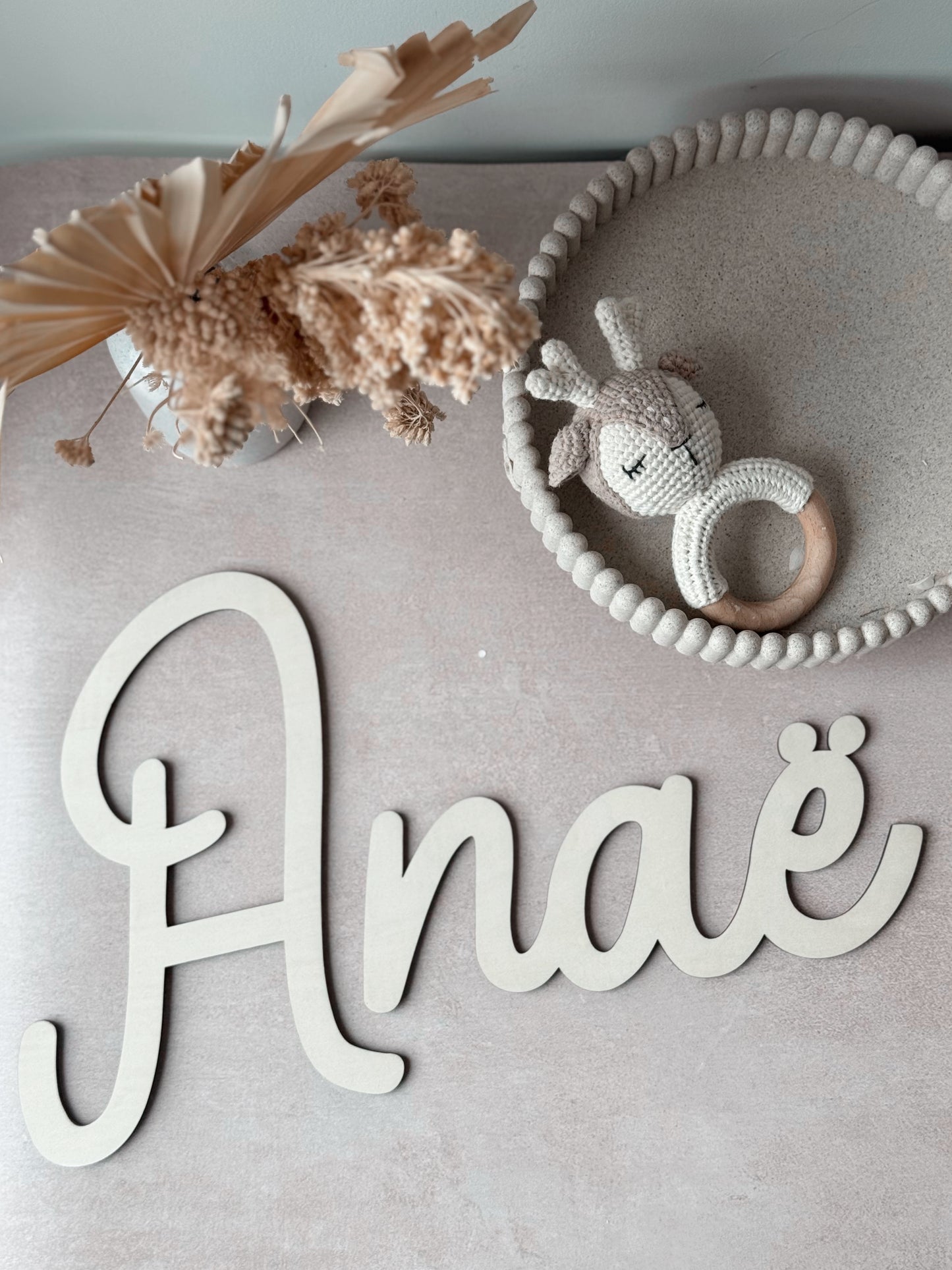 Prénom en bois à personnaliser - Décoration murale