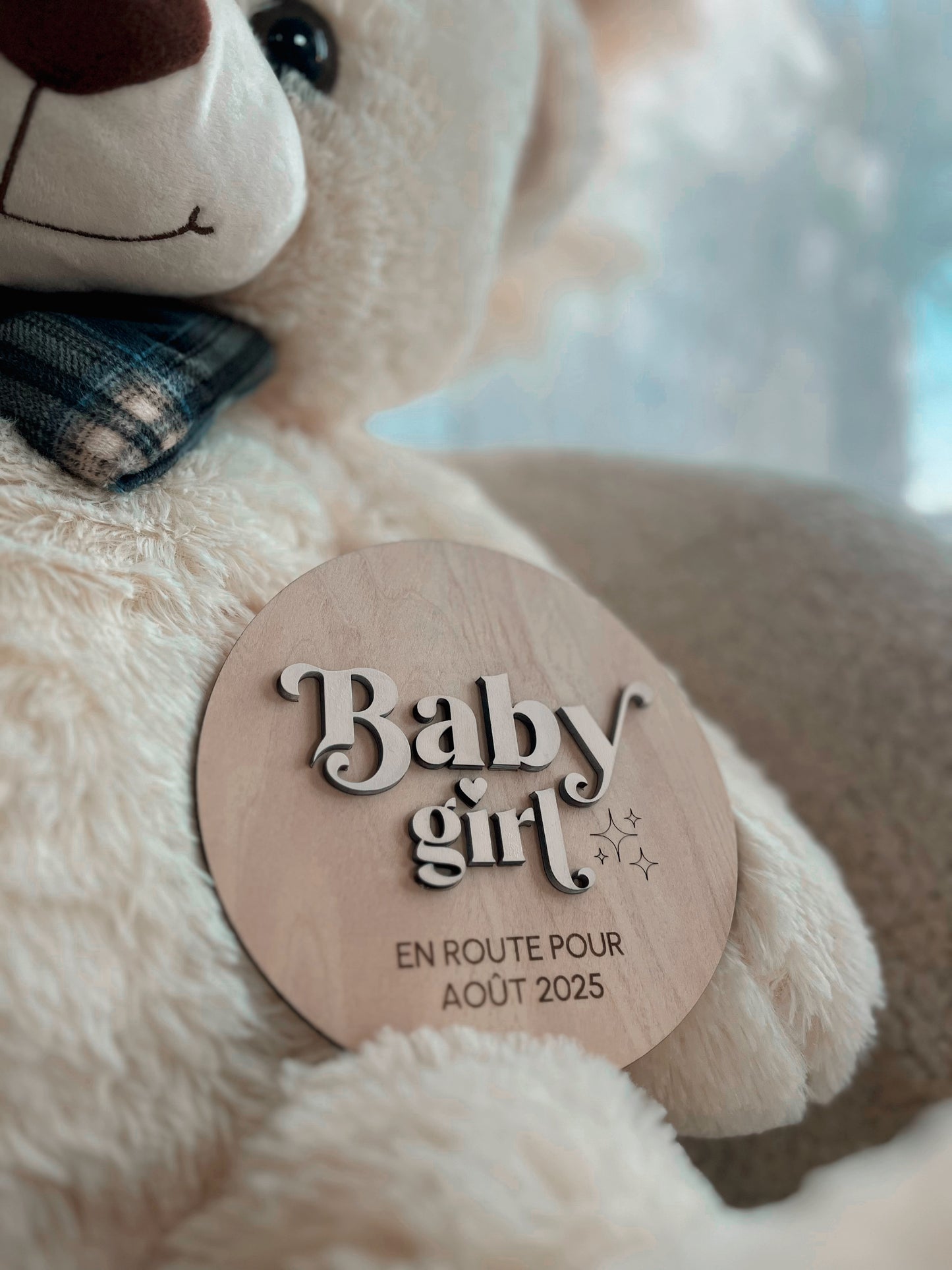 Pancarte en bois "Baby Girl"