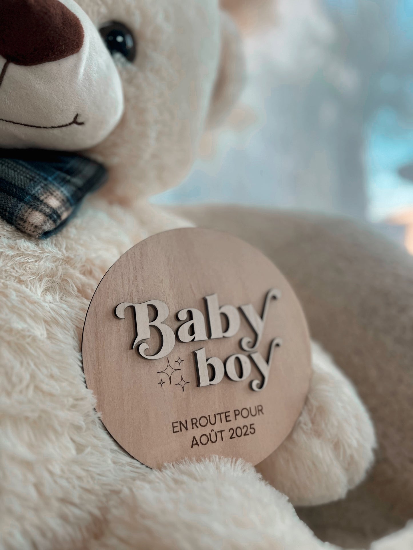 Pancarte en bois "Baby Boy"