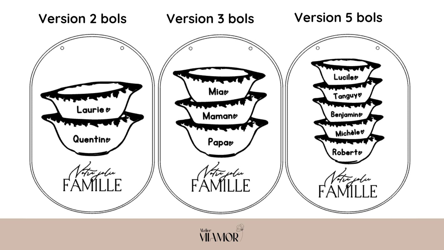 Panneau bols bretons - Décoration murale