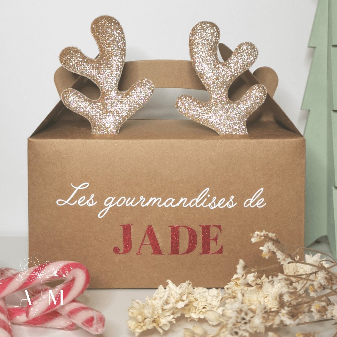 Box gourmandises personnalisée pour Noël - Atelier Miamor