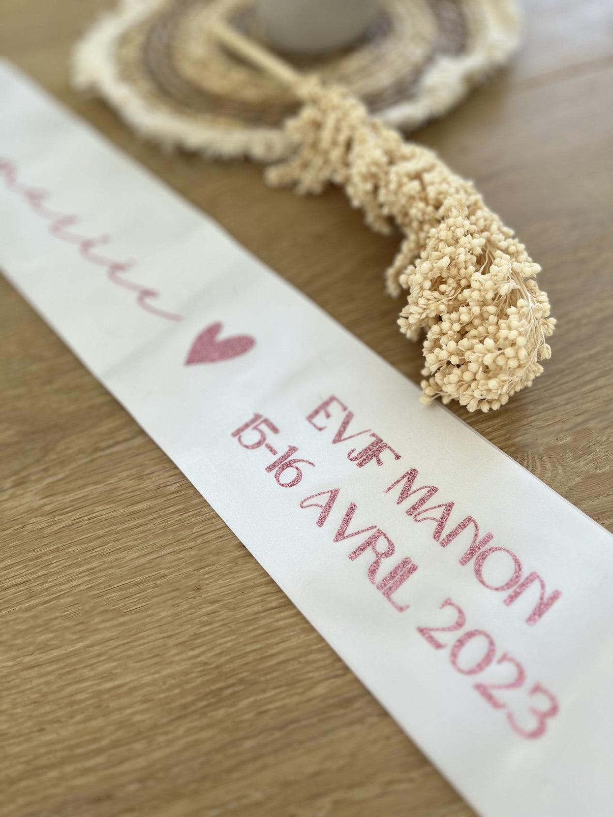 Écharpe EVJF Future mariée Atelier Miamor