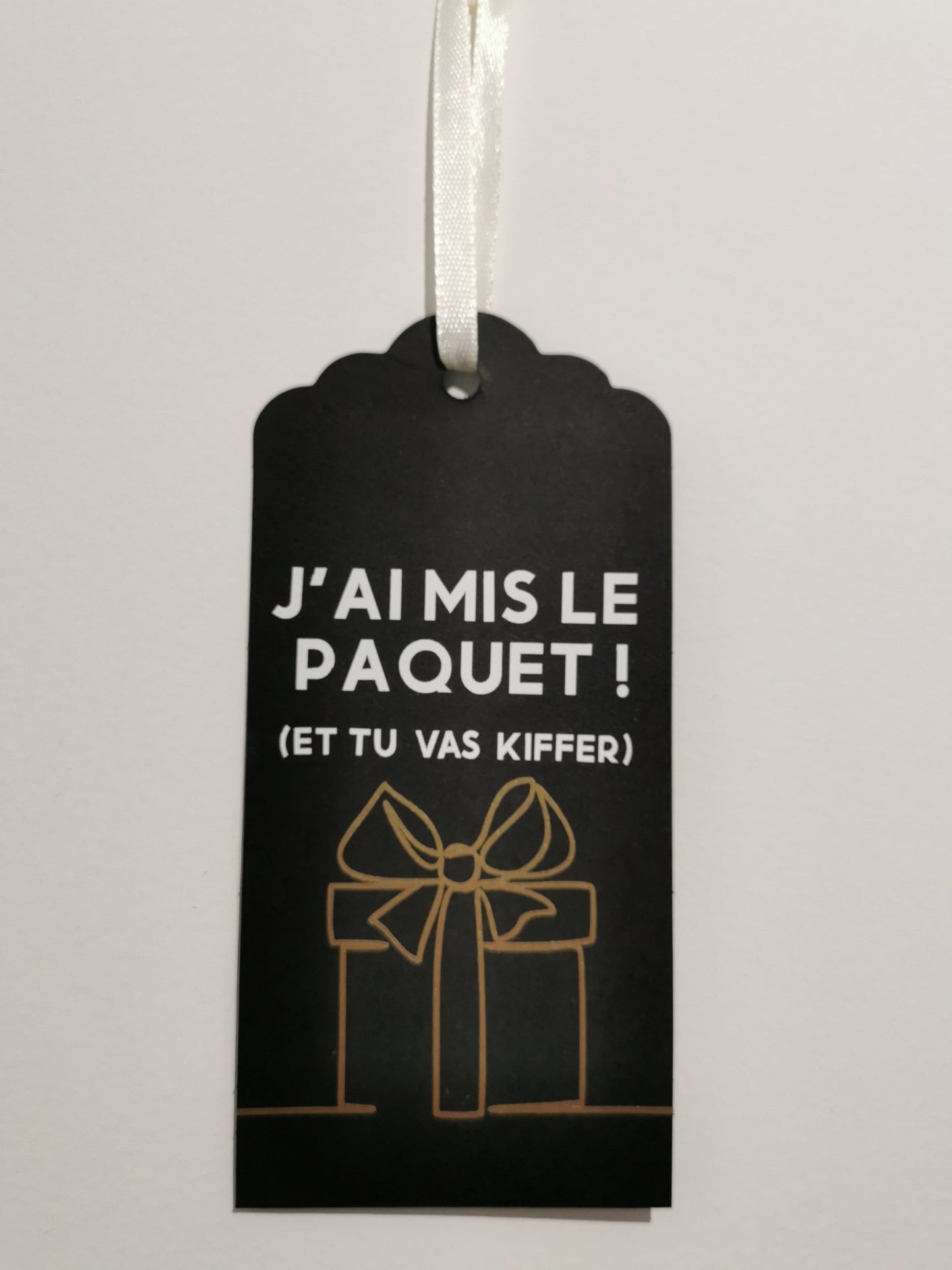 Étiquette pour cadeau "Jai mis le paquet" - Atelier Miamor